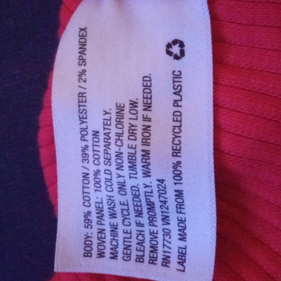 A New Day Red Ruffle Shoulder Tank Top L - Picture 6 of 6